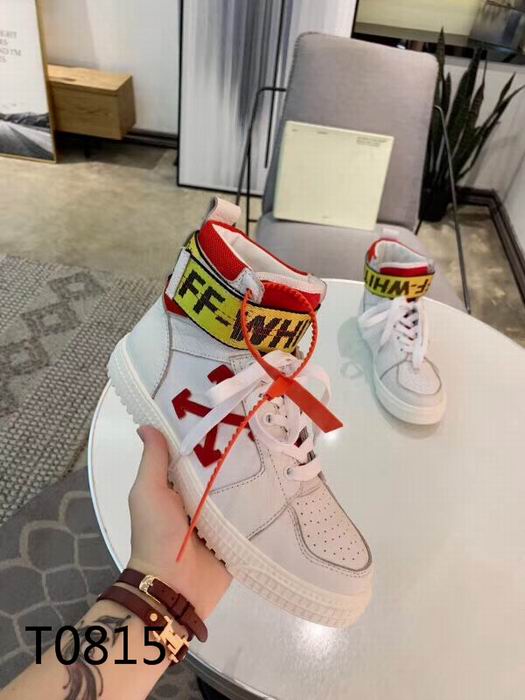 Off White Hi Shoes Wmns ID:201909c176